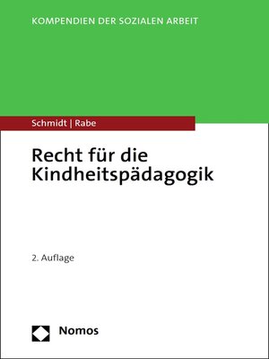 cover image of Recht für die Kindheitspädagogik